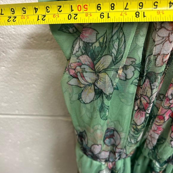 Woman’s Candalite woman’s green flowered sleeveless dress 2x - Picture 7 of 11